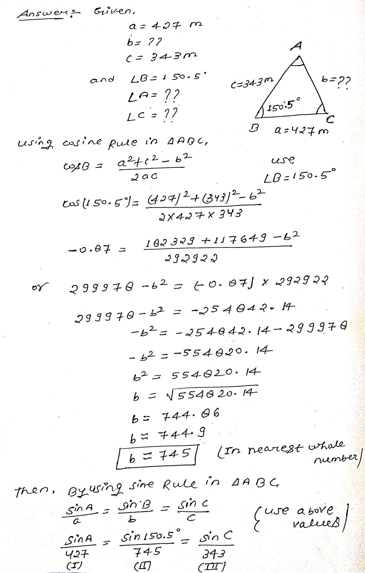 Trigonometry homework question answer, step 1, image 1